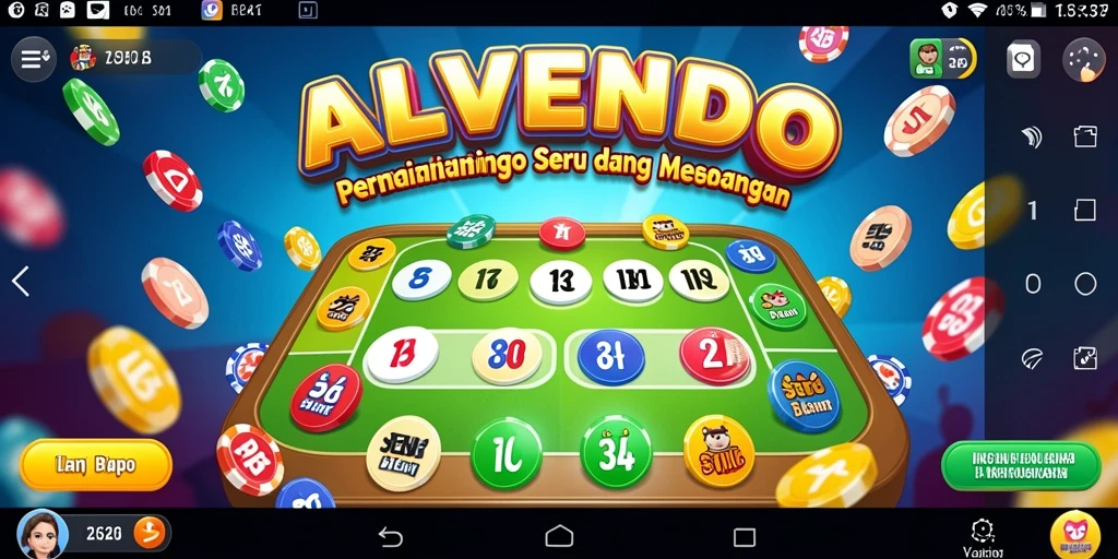 Tampilan gameplay Bingo yang seru dan interaktif di ALVENDO.