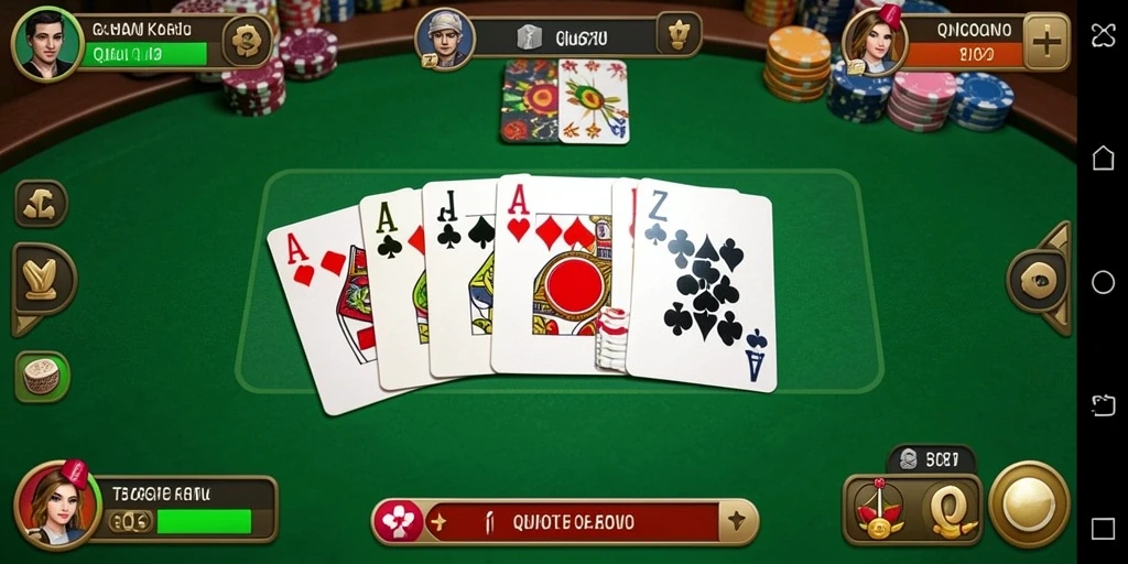 Tampilan gameplay QiuQiu yang menarik dan kompetitif.
