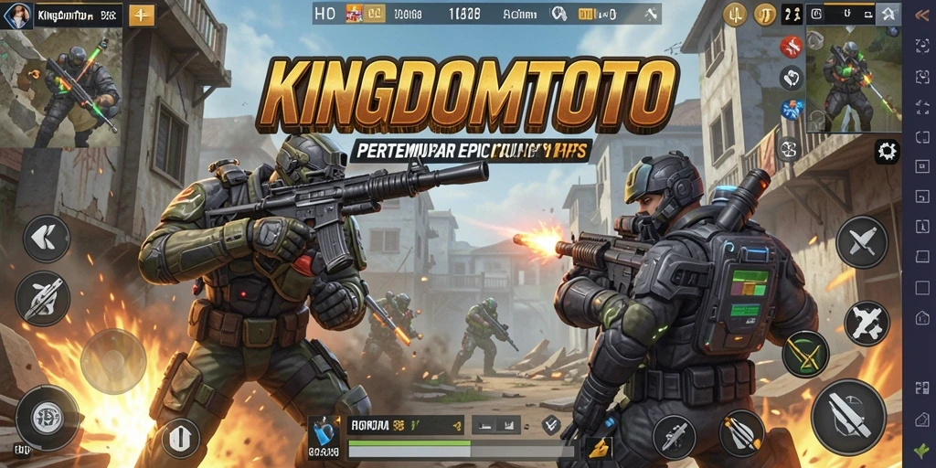 Tampilan gameplay KINGDOMTOTO yang intens dan penuh aksi.