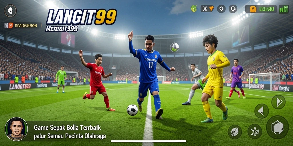 Tampilan luar biasa dalam game sepak bola LANGIT99.