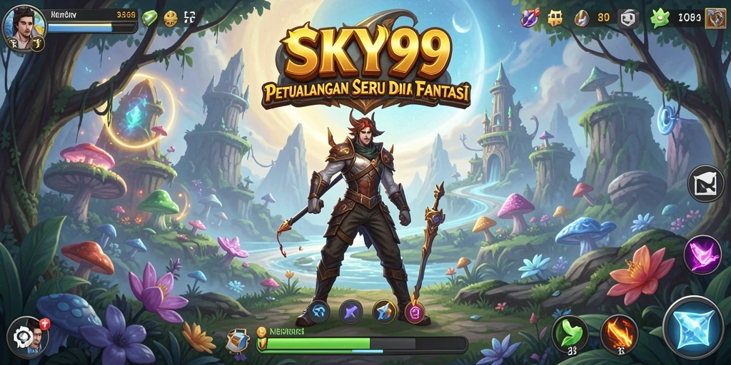 Tampilan gameplay intens dan menantang di SKY99.