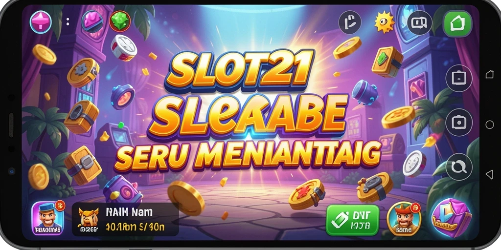 Tampilan gameplay SLOT21 yang mengesankan dan penuh warna.